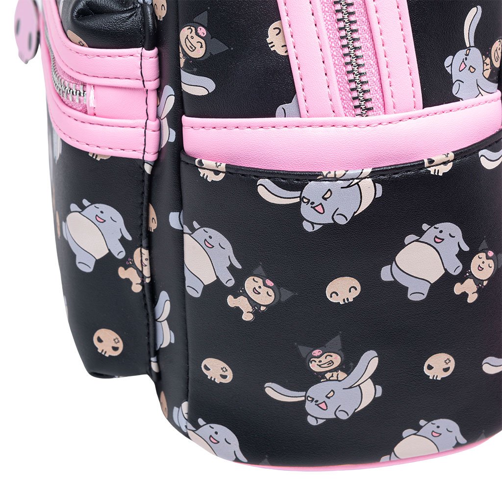 Sanrio X factory Loungefly Kuromi Glow In The Dark Mini Backpack BNWT