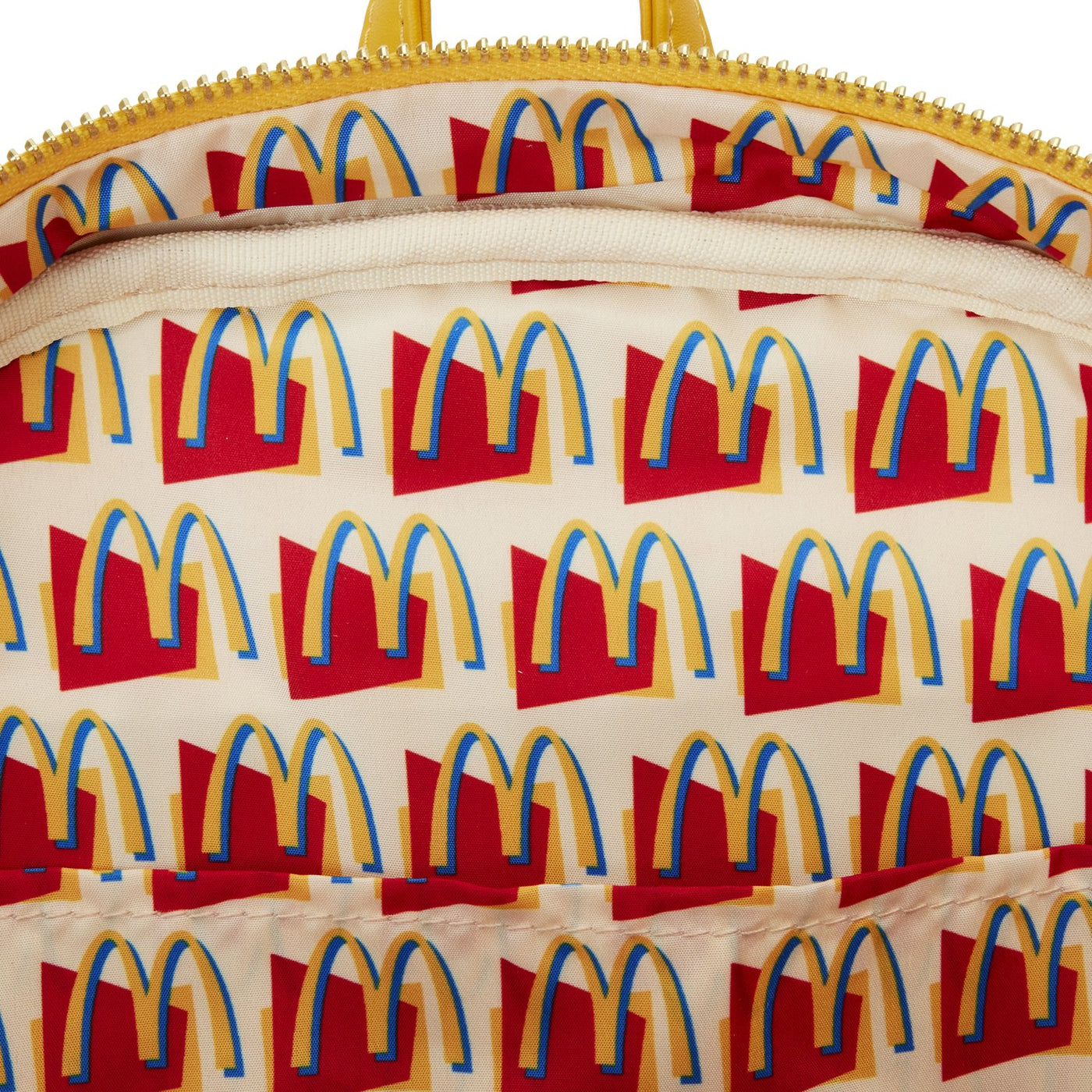 Loungefly McDonald's Big Mac Mini Backpack - Interior Lining