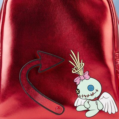 Loungefly Disney Stitch Devil Cosplay Mini Backpack - Back Close Up