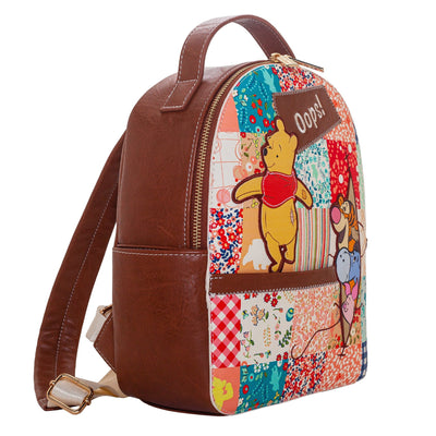 Danielle Nicole Disney Winnie the Pooh Oops! Patchwork Backpack-SIDE
