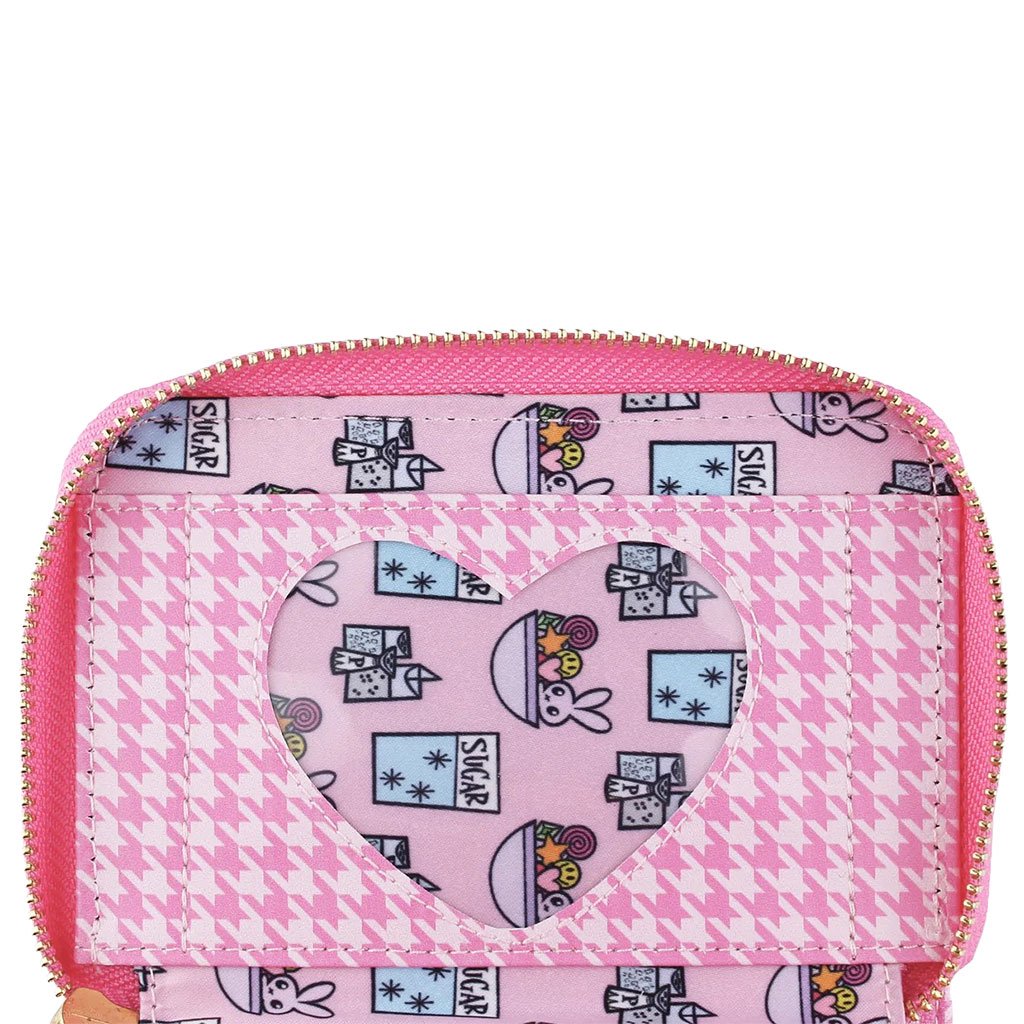 Cakeworthy Powerpuff Girls Houndstooth Wallet - Interior Pattern