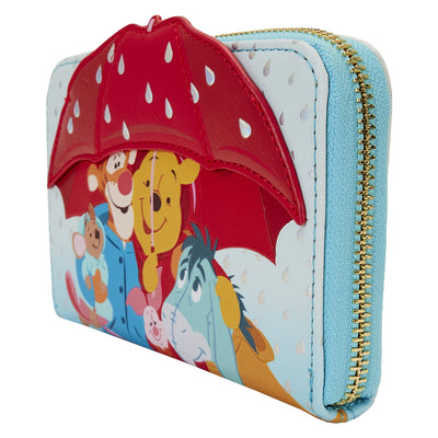 Loungefly Disney Winnie the Pooh and Friends Rainy Day Zip-Around Wallet - Side View