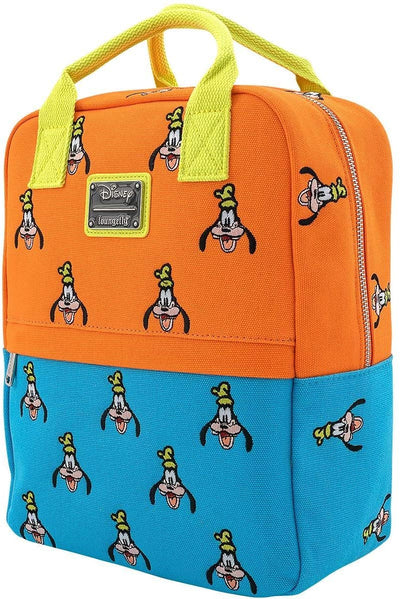 Disney Goofy Embroidered Allover Print Canvas Mini Backpack