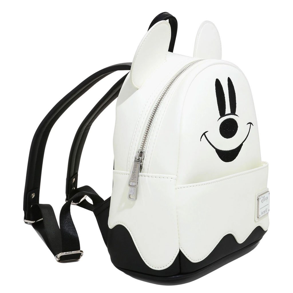 Loungefly Disney Ghost Mickey Halloween Glow in the Dark Mini Backpack - Side