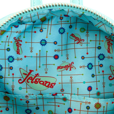 Loungefly Warner Brothers The Jetsons Spaceship Mini Backpack - Loungefly mini backpack interior lining