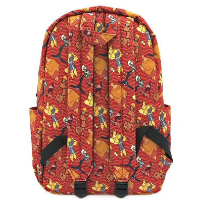 LOUNGEFLY X DISNEY EMPERORS NEW GROOVE NYLON BACKPACK - BACK