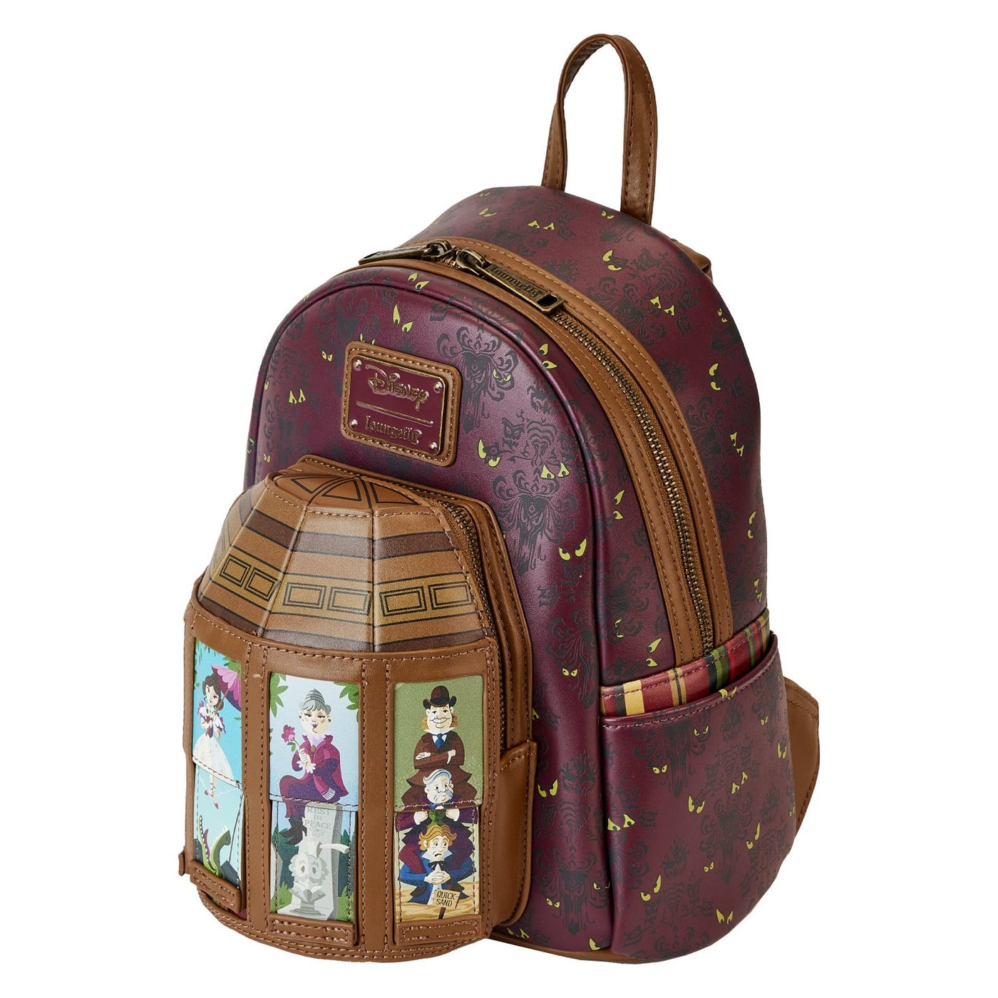 Loungefly Disney Haunted Mansion Moving Portraits Mini Backpack - Top