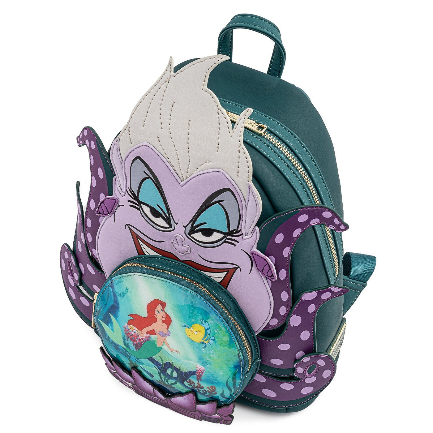Loungefly Disney Villains Little Mermaid Ursula Crystal Ball Mini Backpack