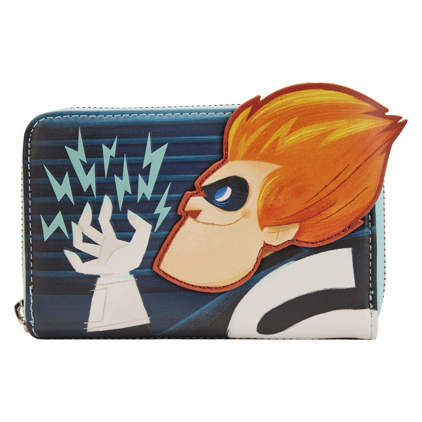 671803455252 - Loungefly Disney Pixar Moments Incredibles Syndrome Zip-Around Wallet - Front