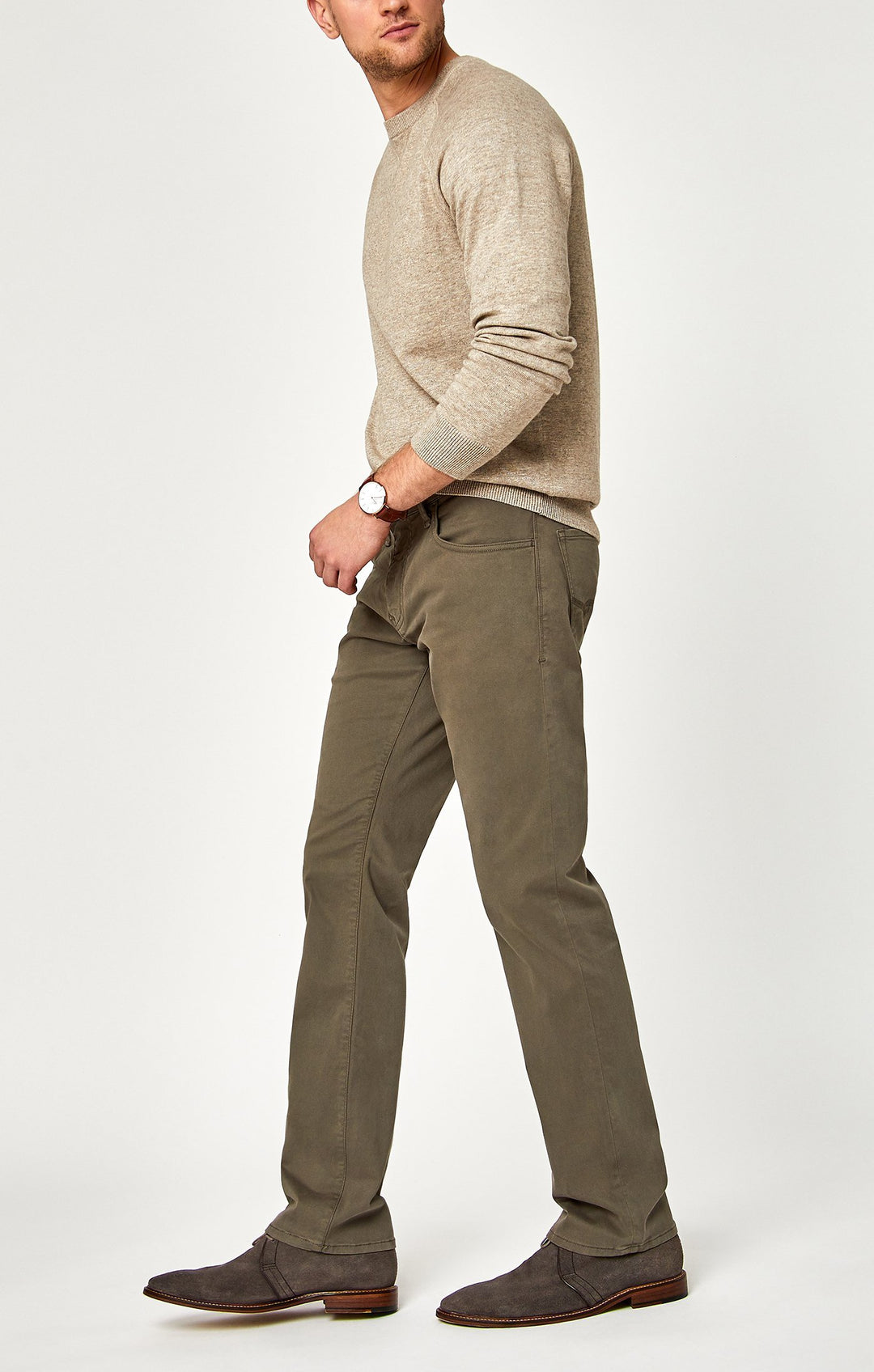 Zach Regular Rise Straight Leg Pants