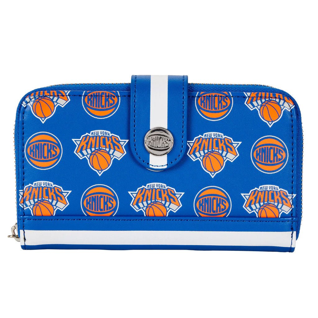 Loungefly NBA New York Knicks Logo Zip-Around Wallet - Front