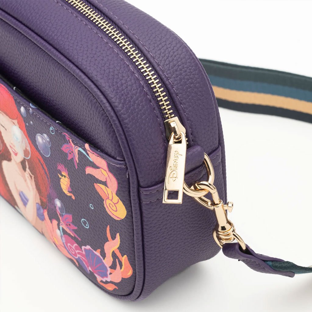 WondaPop Designer Series Disney The Little Mermaid Ariel Crossbody - Zipper