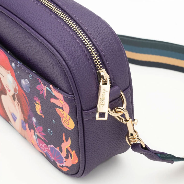 WondaPop Designer Series Disney The Little Mermaid Ariel Crossbody - Zipper