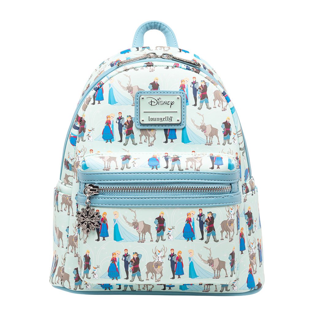 707 Street Exclusive - Loungefly Disney Frozen Arendelle Line Mini Backpack - Front