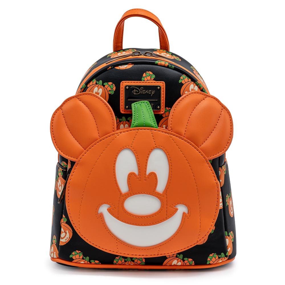 Loungefly Disney Mickey-O-Lantern Mini Backpack - Front