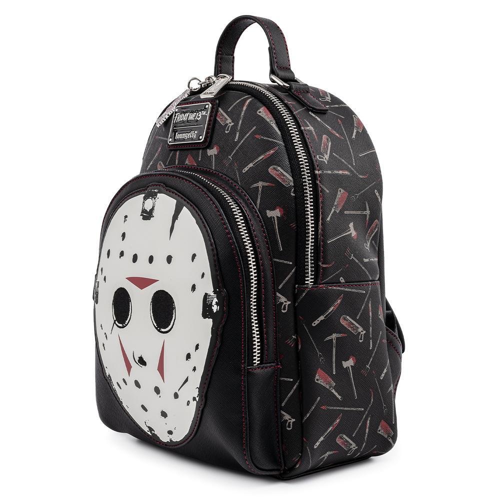 Loungefly Friday the 13th Jason Mask Mini Backpack
