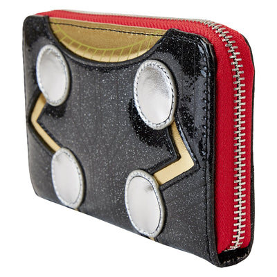 Loungefly Marvel Shine Thor Cosplay Zip-Around Wallet - Side View