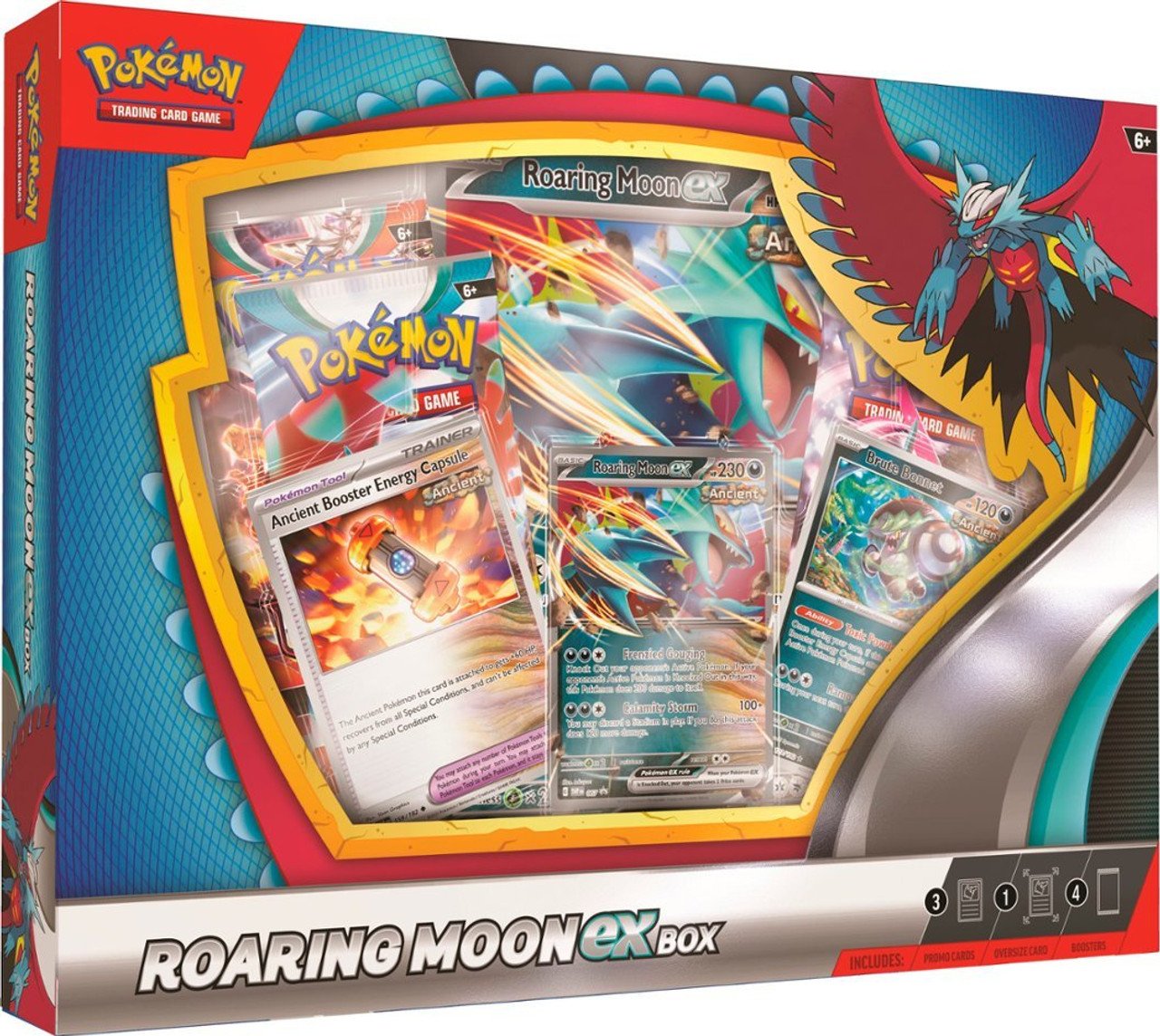 Pokemon - Roaring Moon ex Box or Iron Valiant ex Box (One at Random) Card Game - Roaring Moon