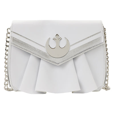 Loungefly Star Wars Princess Leia White Cosplay Chain Strap Crossbody - Front