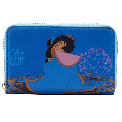 Loungefly Disney Jasmine Princess Series Zip-Around Wallet - Front