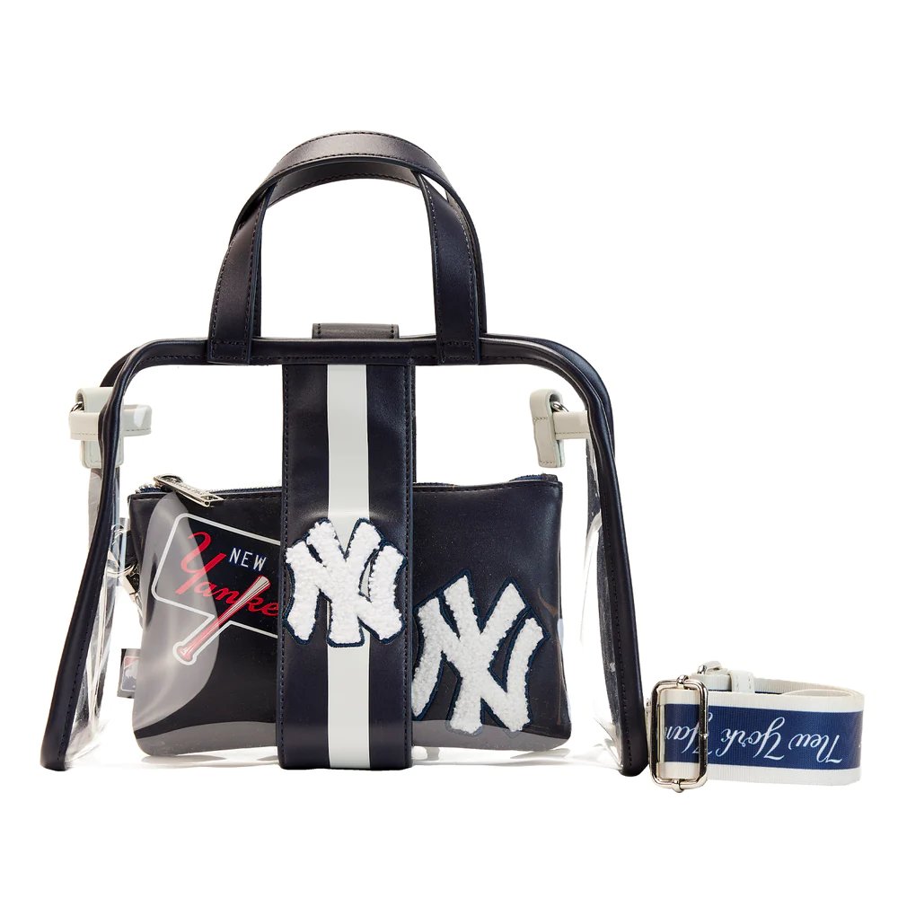 Loungefly MLB New York Yankees Stadium Crossbody with Pouch - Front With Pouch - 671803422278