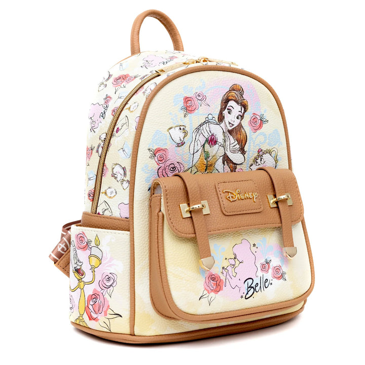 disney princess belle mini backpack WondaPop Disney Beauty and the Beast Mini Backpack – 707 Street
