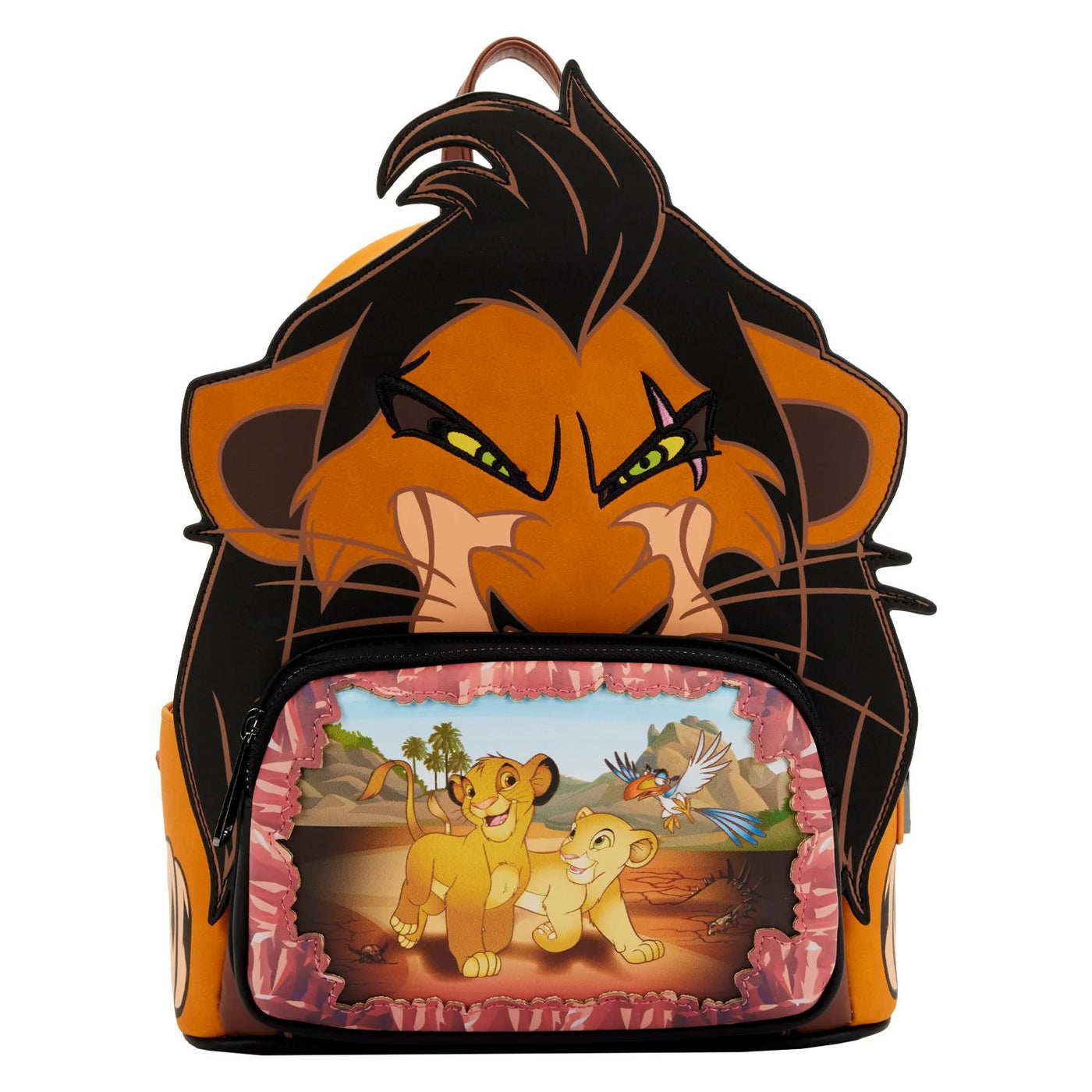 Loungefly Disney Lion King Villains Scene Scar Mini Backpack - Front