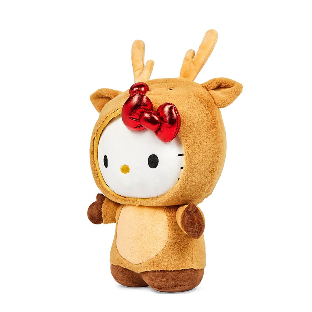 Kidrobot Sanrio 13" Hello Kitty Reindeer Plush Toy - Angle 1