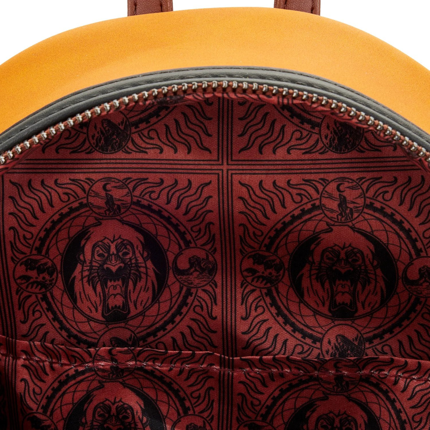 Loungefly Disney Lion King Villains Scene Scar Mini Backpack - Interior Lining
