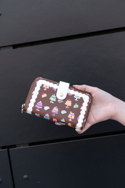 Loungefly Disney Princess Cakes Zip-Around Wallet - IRL Front