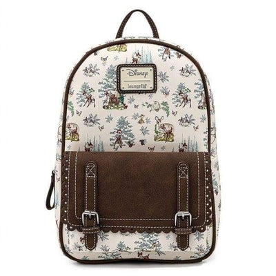 Loungefly Disney Bambi Scenes Allover Print Mini Backpack-Front