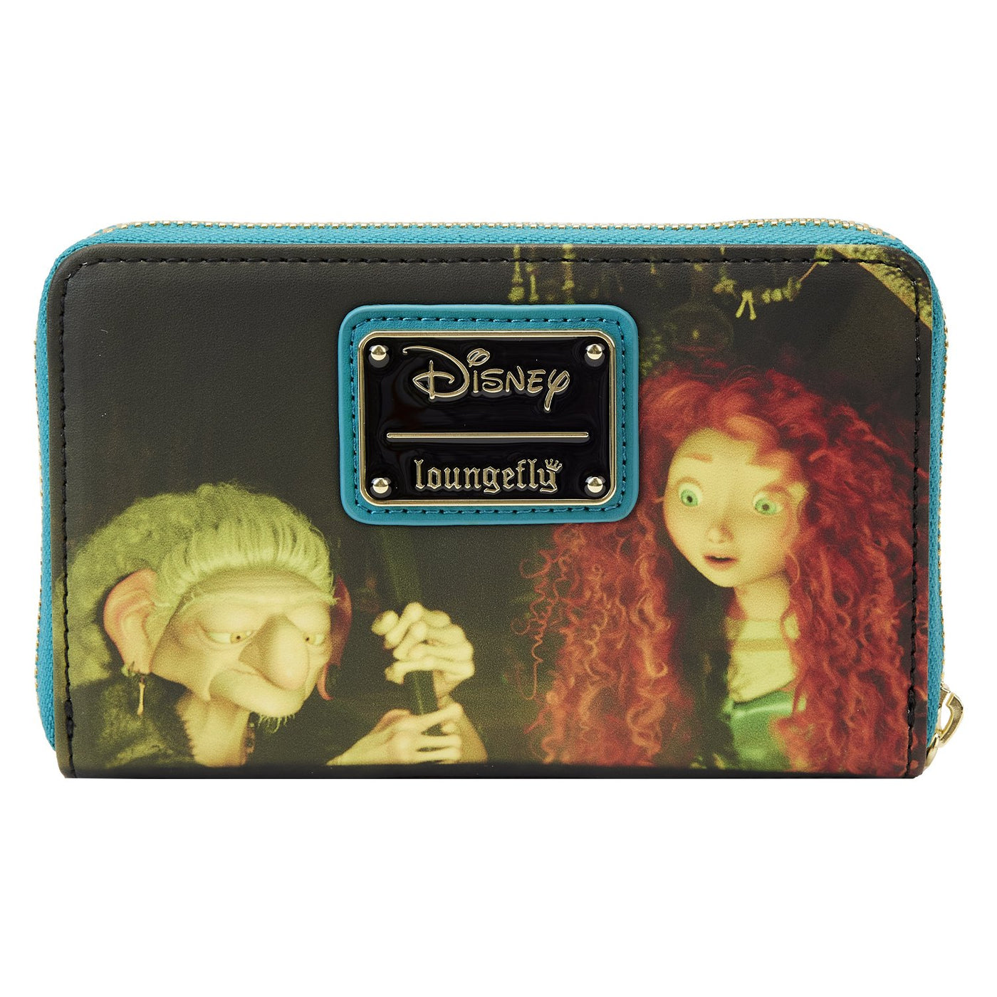671803448414 - Loungefly Disney Brave Merida Princess Scene Zip-Around Wallet - Back