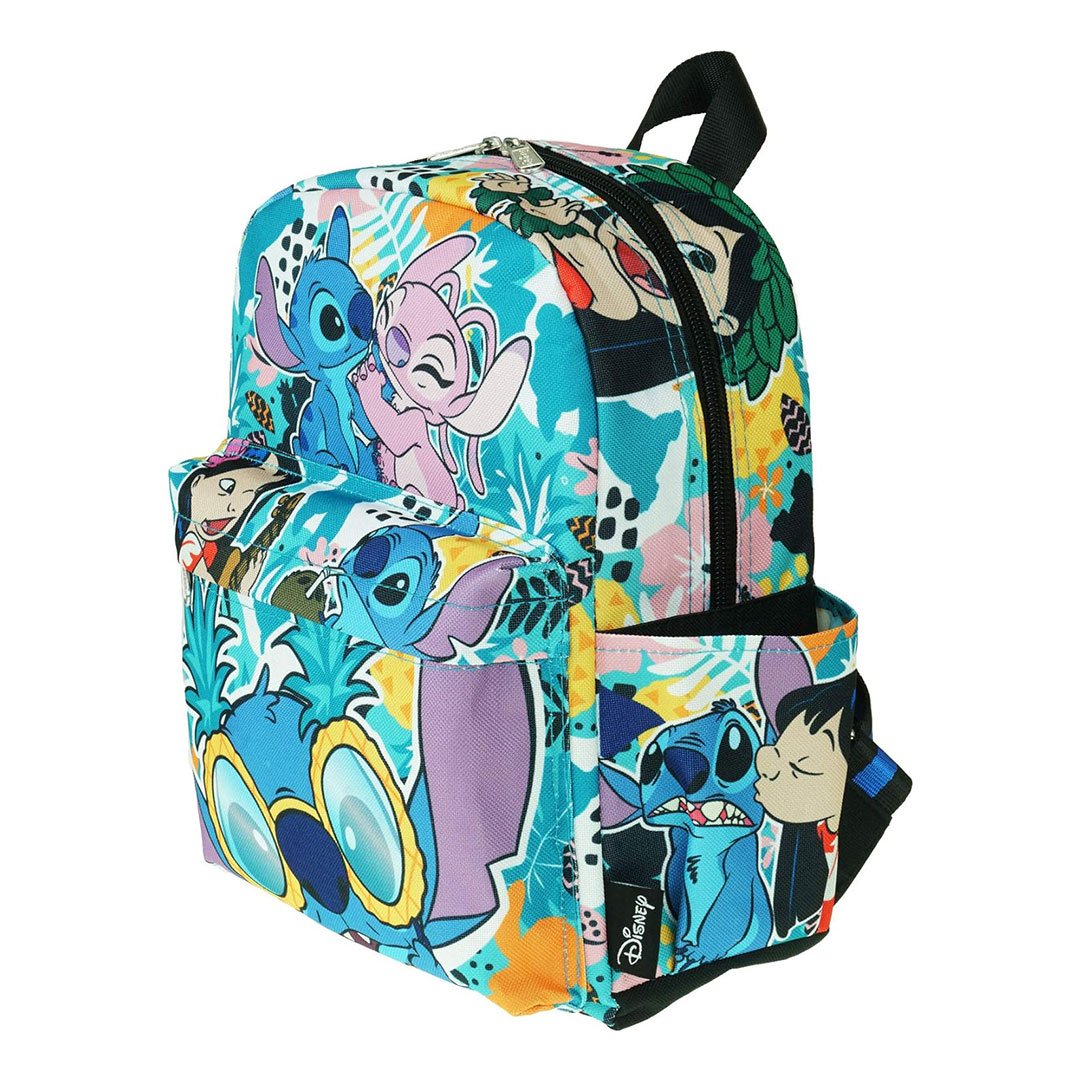 WondaPop Disney Lilo and Stitch with Angel Nylon Mini Backpack - Side angle 1