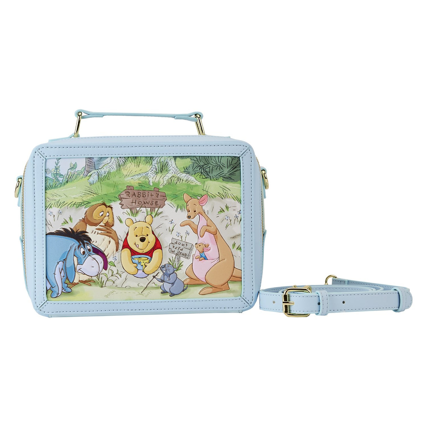 Loungefly Disney Winnie The Pooh Lunchbox Crossbody - Front