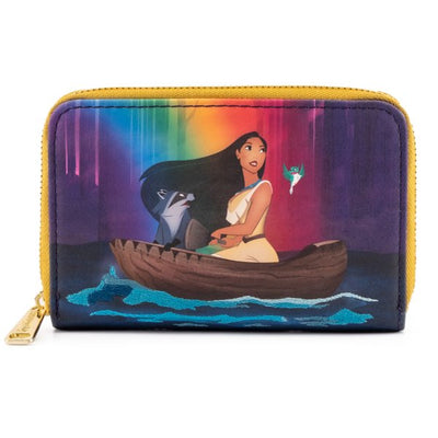 Loungefly Disney Pocahontas Just Around The River Bend Zip-Around Wallet - Front