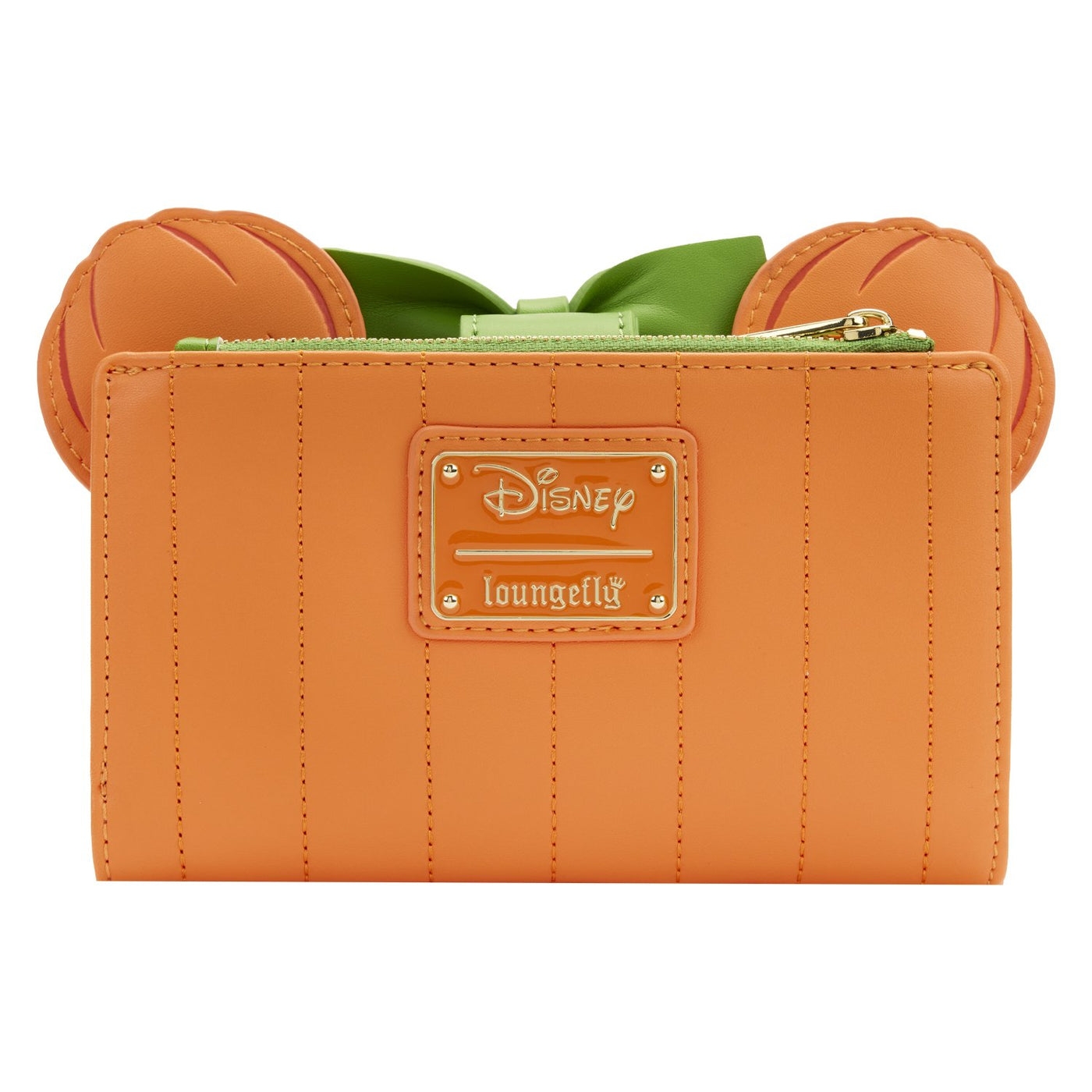 Loungefly Disney Glow Face Pumpkin Minnie Flap Wallet - Back