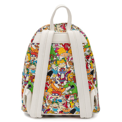 Loungefly Nickelodeon Nick Rewind Gang Allover Print Mini Backpack - Back