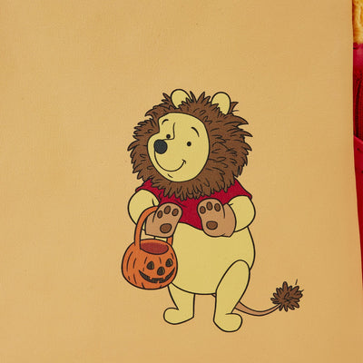 Loungefly Disney Winnie the Pooh Halloween Costume Cosplay Mini Backpack - Back Print Closeup