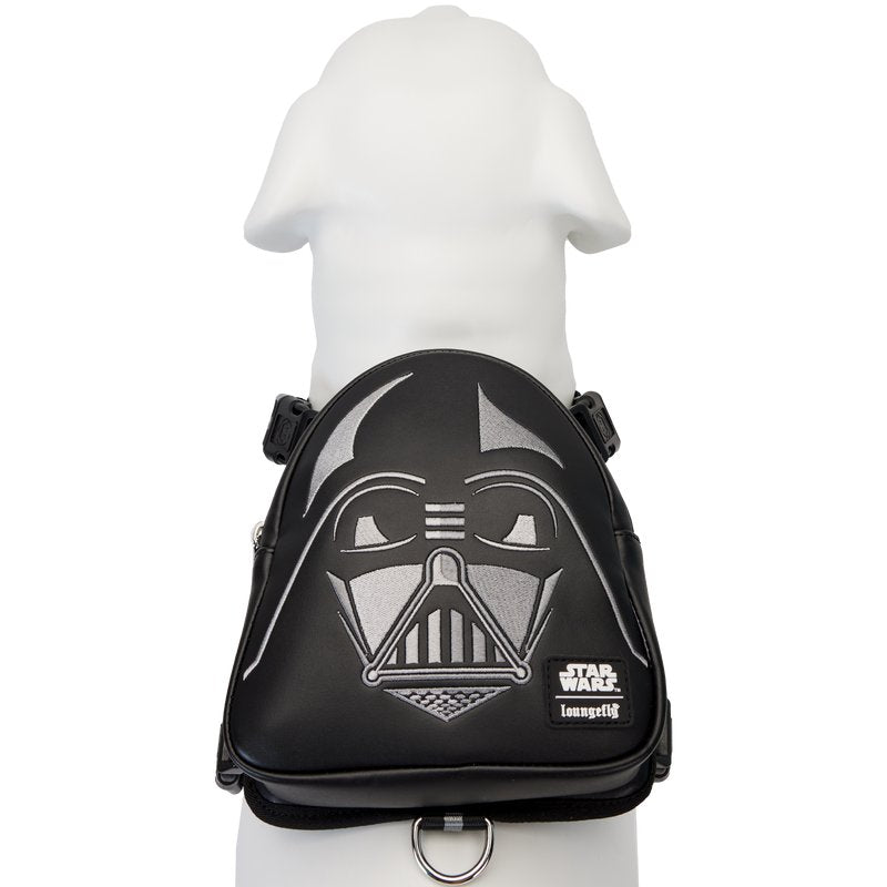 Loungefly Pets Star Wars Darth Vader Cosplay Mini Backpack Dog Harness - Top View