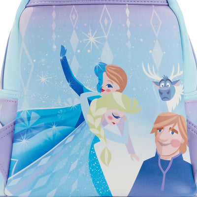 Loungefly Disney Frozen Princess Castle Mini Backpack - Back Detail
