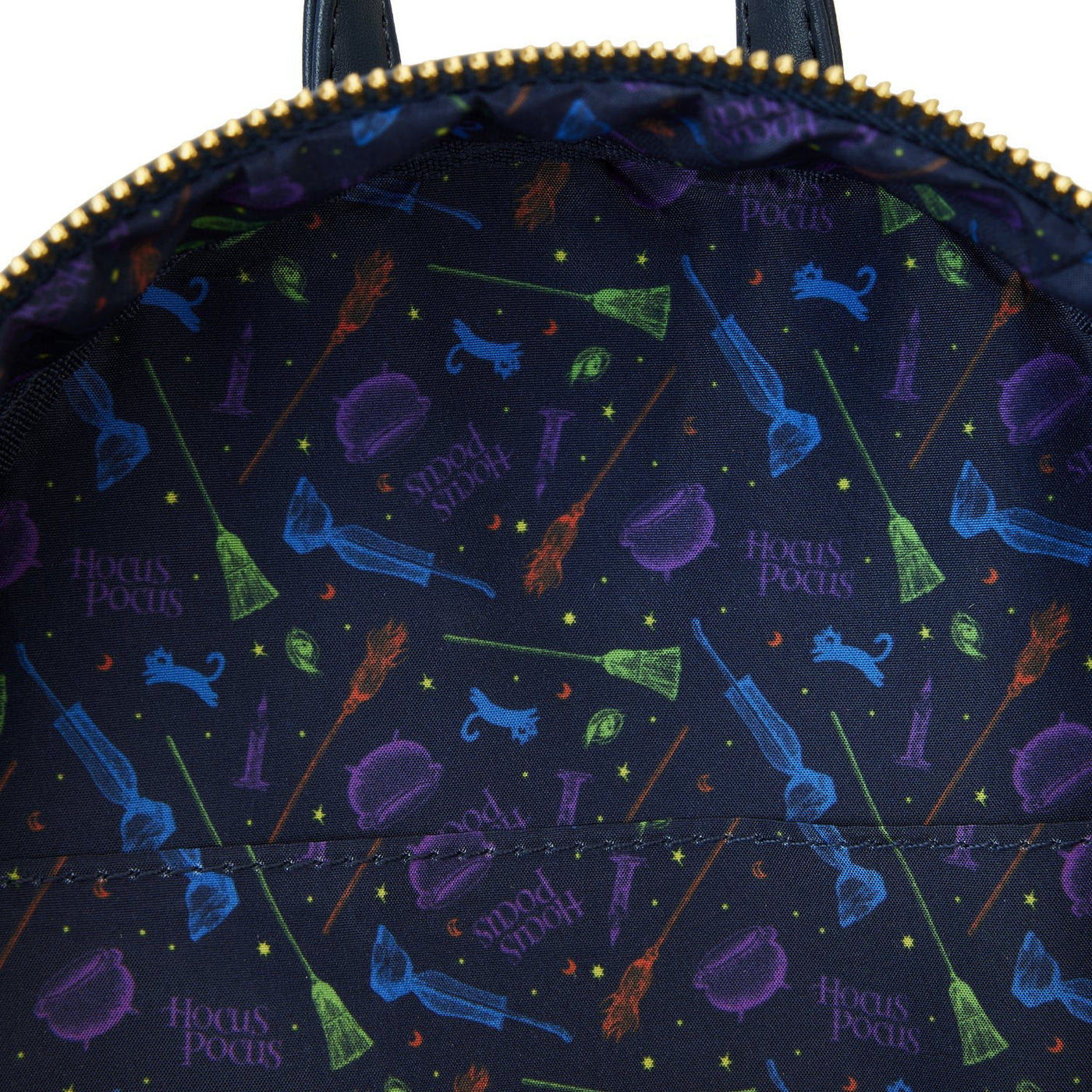 Loungefly Disney Hocus Pocus Poster Mini Backpack - Interior Lining