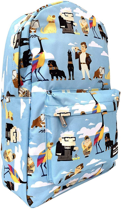 Loungefly Disney Pixar Up Character Allover Print Nylon Backpack