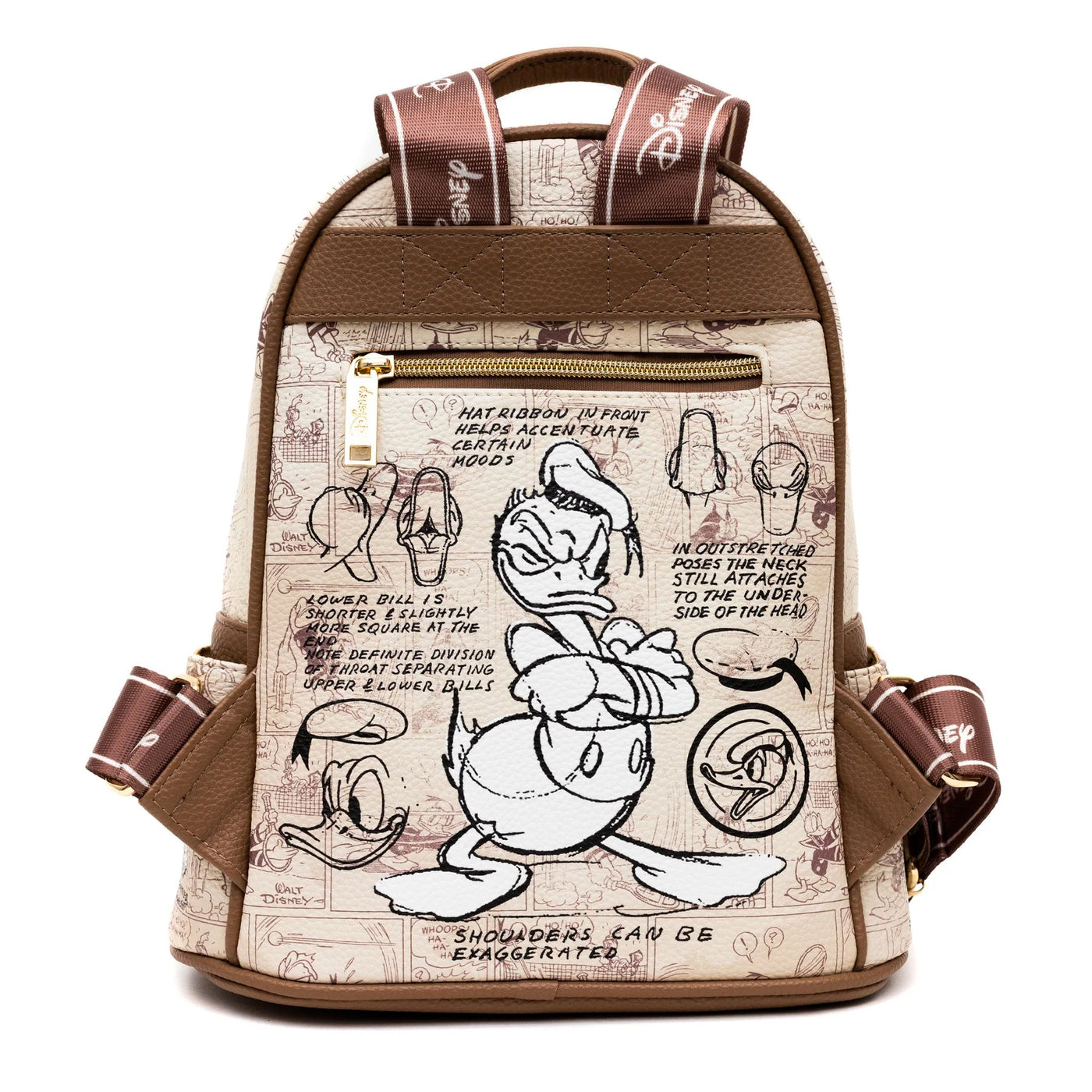 WondaPop Disney Donald Duck Mini Backpack - Back No Straps