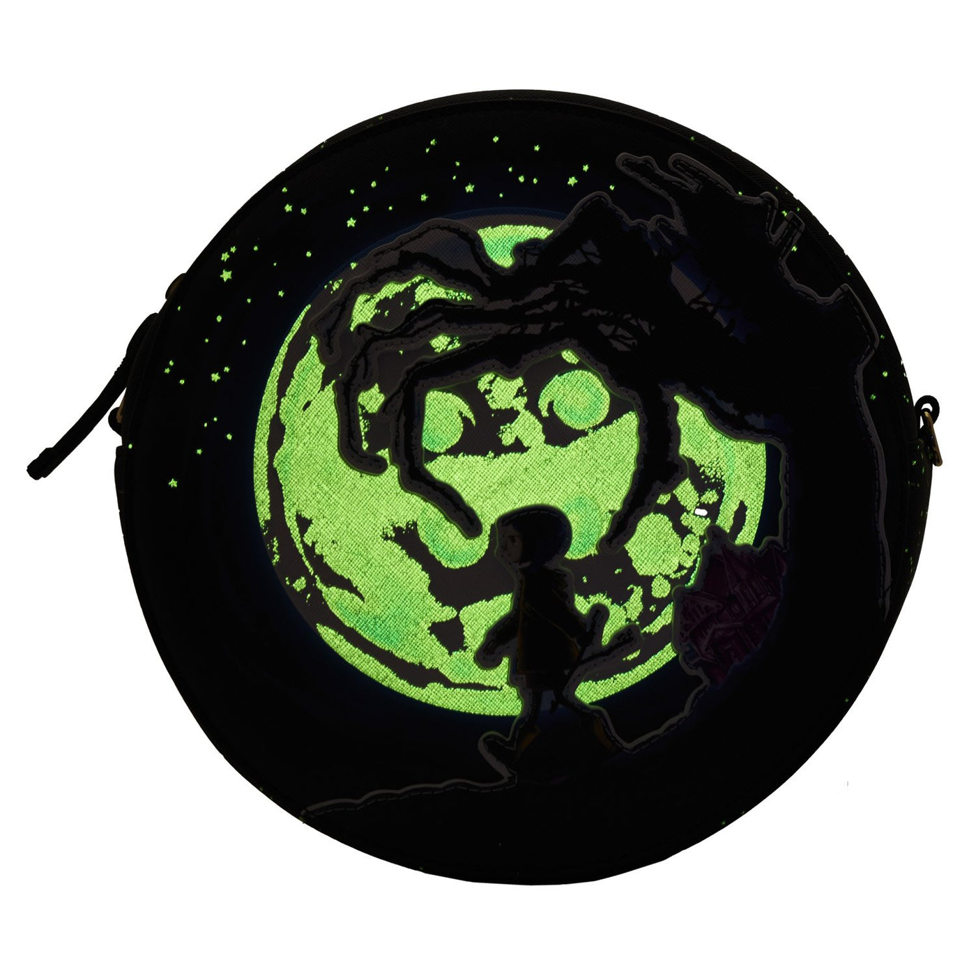 Loungefly Laika Coraline Moon Crossbody -  Glow in the Dark Front