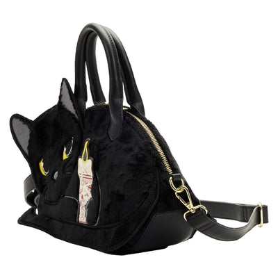 Loungefly Disney Hocus Pocus Binx Holding Candle Crossbody - Side View
