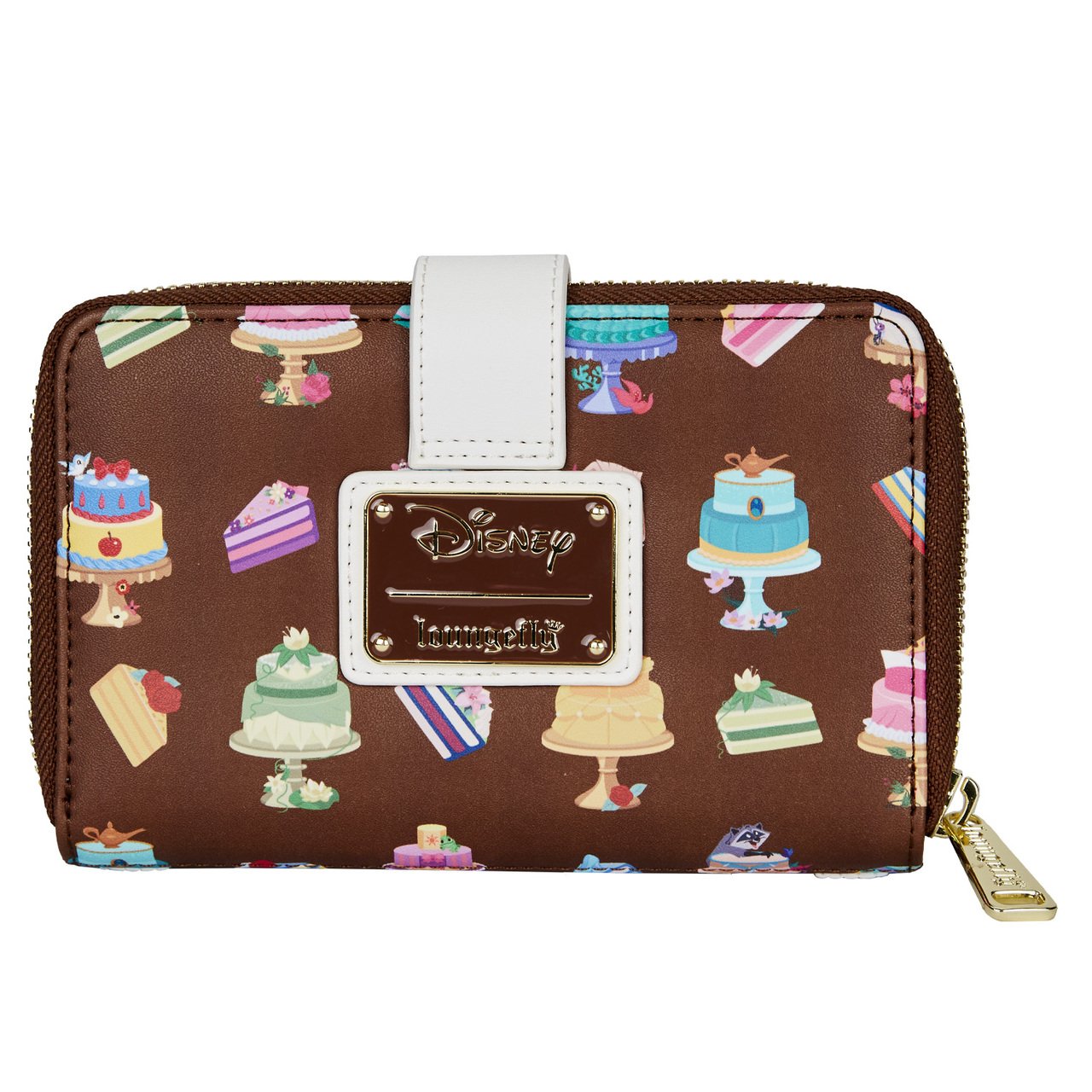 Loungefly Loungefly Disney Princess Cakes Zip-Around Wallet - Front
