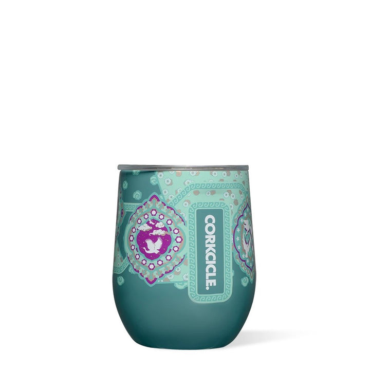 Corkcicle Disney Princess Jasmine 12oz Stemless Cup - Front