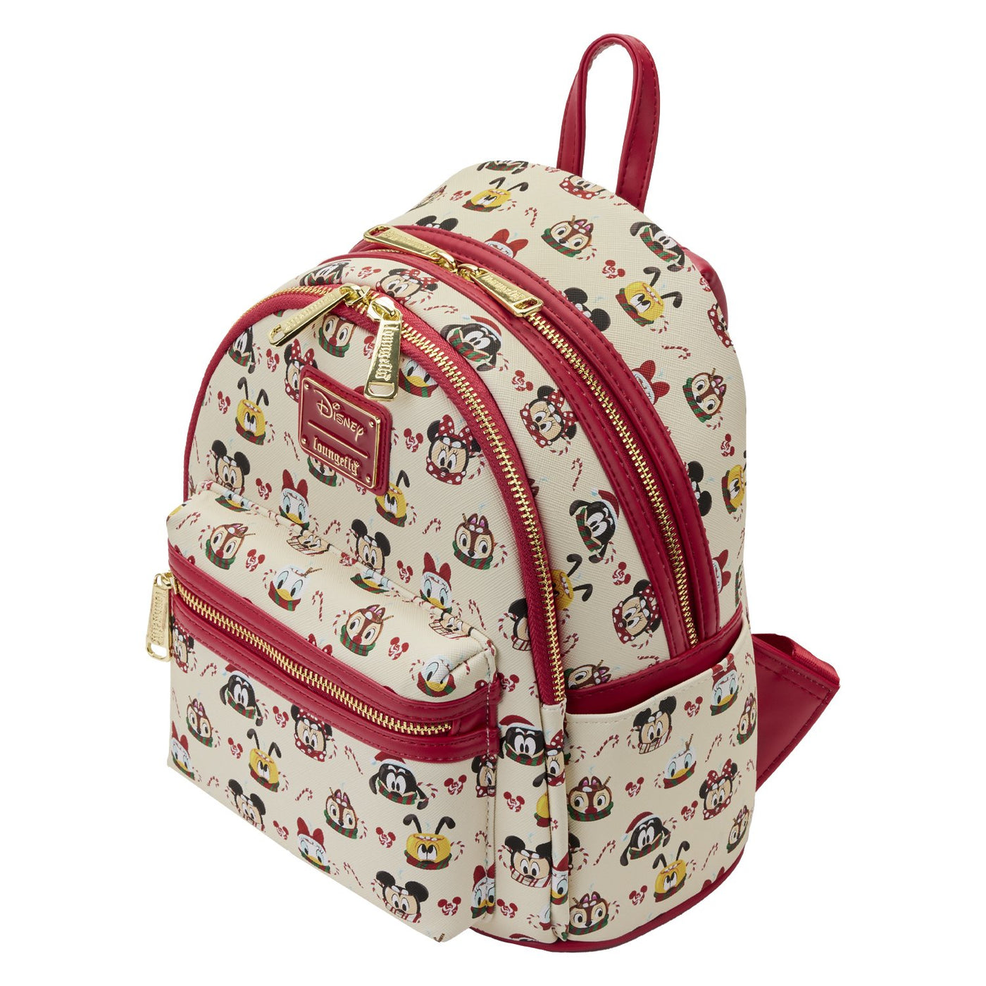 Loungefly Disney Hot Cocoa Allover Print Mini Backpack with Headband Combo - Top View