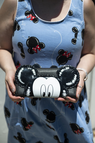 Loungefly Disney Mickey & Minnie Mouse Balloons Cosplay Zip-Around Wallet - IRL 02