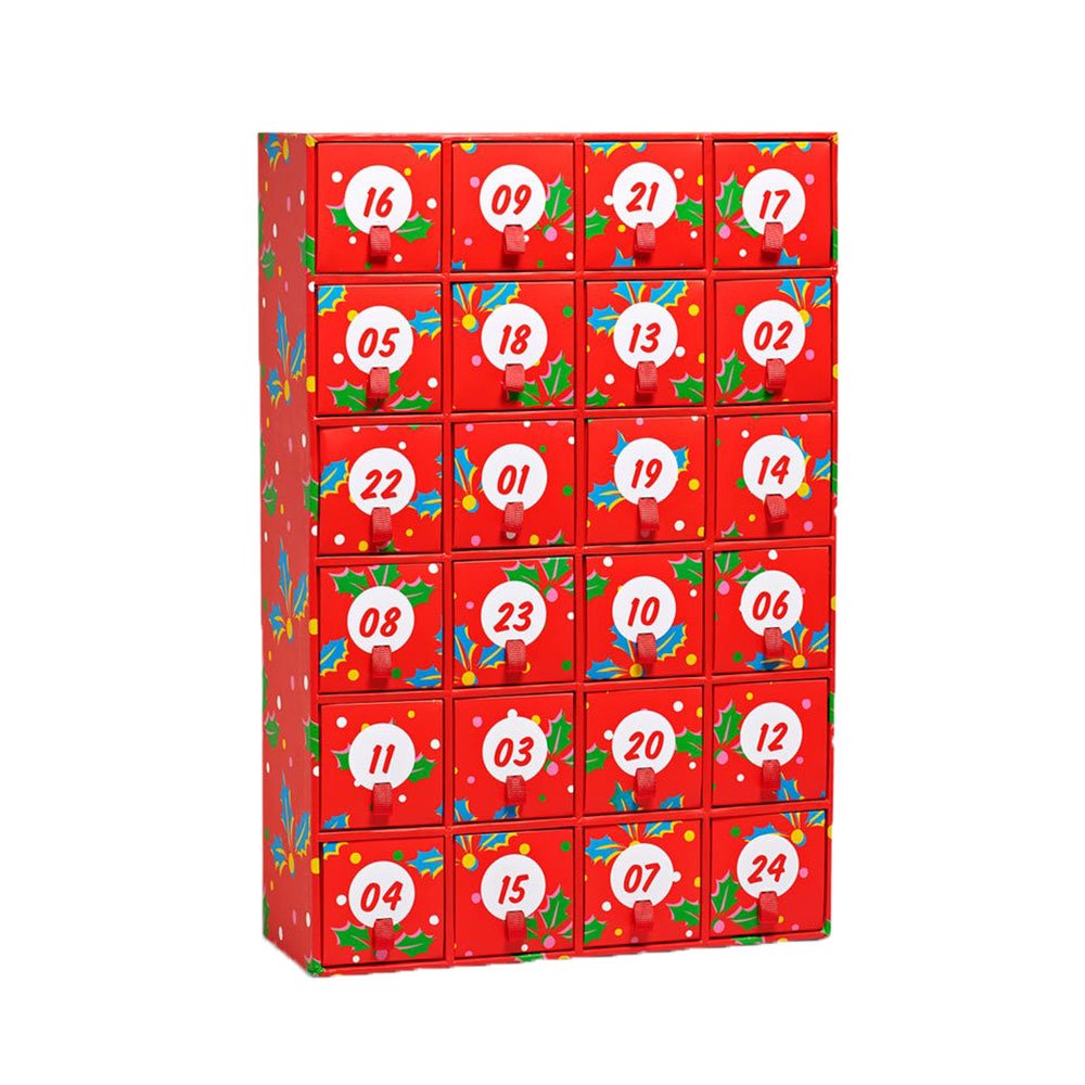 Advent Calendar Socks Holiday Gift Box Set- 24-Pack